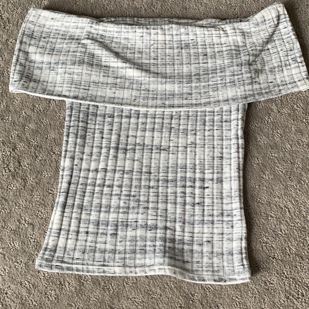 Express off the shoulder shirt